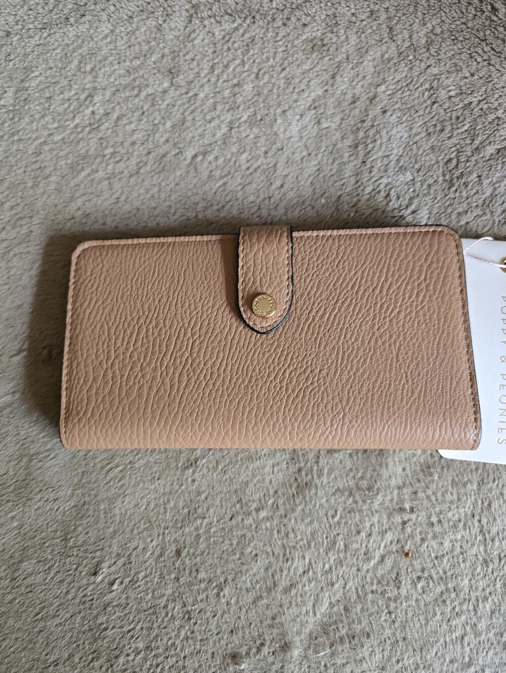 Poppy & Peonies Go Anywhere Wallet Mocha Mousse - Picture 2 of 11